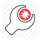 Fehlerbehebung Suche Fehler Symbol