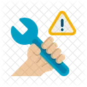 Fehlersuche Wartung Service Symbol