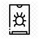 Fehlerdetektor Fehlerscan Malware Scanner Symbol