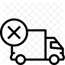 Fehlgeschlagen Lieferung LKW Symbol