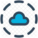 Cloud Computer Netzwerk Symbol