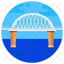 Fehmarnsundbrucke Hangebrucke Fussgangerbrucke Symbol