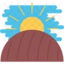 Feld Erde Sonne Symbol