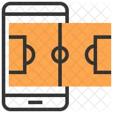 Feld Football Fussball Symbol