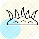Feld Mit Pflanzen Symbol