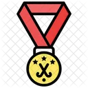 Feldhockey Medaille Hockey Medaille Medaille Icon