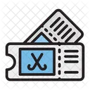Feldhockey Ticket Eintrittskarte Eintrittskarten Icon