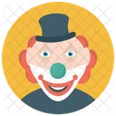 Vagabondo Felice Clown Felice Burlone Del Circo Icon