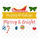 Felices Fiestas Logotipo De Felices Fiestas Insignia De Felices Fiestas Icono