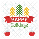 Felices Fiestas Logotipo De Felices Fiestas Insignia De Felices Fiestas Icono