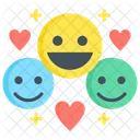 Felicidad Interfaz Cara Icono
