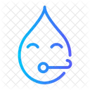 Felicidades Emoji Emoticones Expresion Emoticono Agua Mineral Gota Sangre Icono