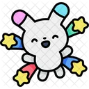 Feliz Kawaii Conejito Icon