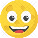 Feliz Sorprendido Emoticon Icono