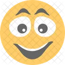 Feliz Surpreso Emoticon Icon