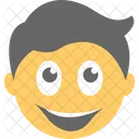 Feliz Surpreso Emoticon Icon