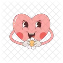 Emoji De Amor Feliz Emoticon De Amor Expressao Boba Ícone