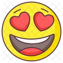 Emoji De Amor Feliz Expresion De Amor Etiqueta Emocional Icono