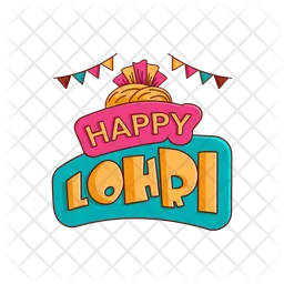 Feliz celebración de Lohri  Icono