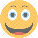 Feliz Surpreso Emoticon Icon