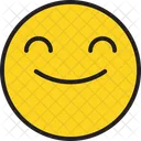 Icono Emoji Emoticon Feliz Icono