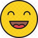 Icono Emoji Emoticon Feliz Icono
