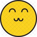 Icono Emoji Emoticon Feliz Icono
