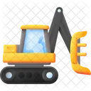 Feller Buncher Construction Bulldozer Icon