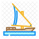 Felucca Ancient Ship Icon