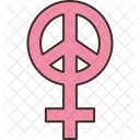 Female Peace Woman Icon