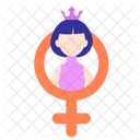 Artboard Copy Female Feminine Icon