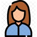 Female Worker Employee Icon