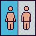 Female Male Bathroom Icon