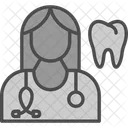 Female Dentist Woman Icon