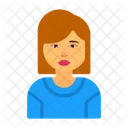 Female Girl Head Icon