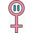 Chromosome Female Sex Icon