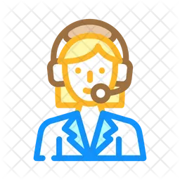 Female Agent  Icon