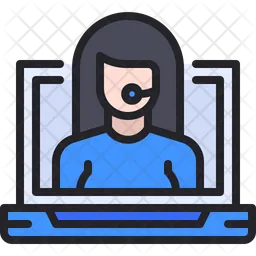 Female Agent  Icon