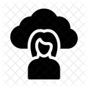 Female Agent Customer Support Customer Care Icon