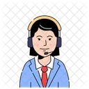 Avatar Customer Service Support Icon