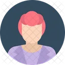 Female Anchor Secretary Personal Assistant Icon