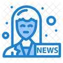 Female Anchor  Icon