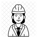 Female Architect  Icon