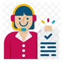 Female Assistant  Icon