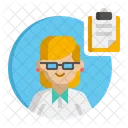 Female Assistant  Icon