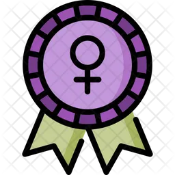 Female Badge  Icon