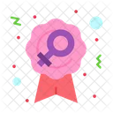 Female Badge  Icon