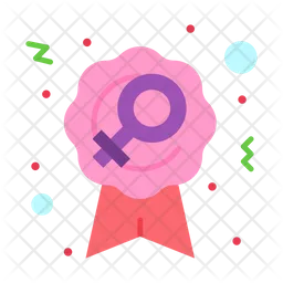 Female Badge  Icon