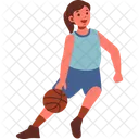 Basketball Player Female Icon
