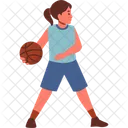 Basketball Player Female Icon